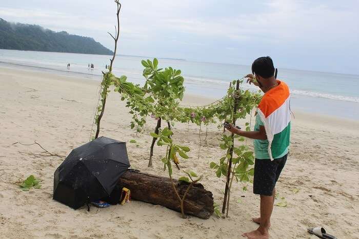 spent some time on the Radha Nagar Beach