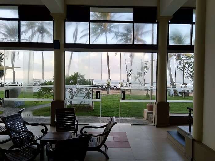 view inside from the resort