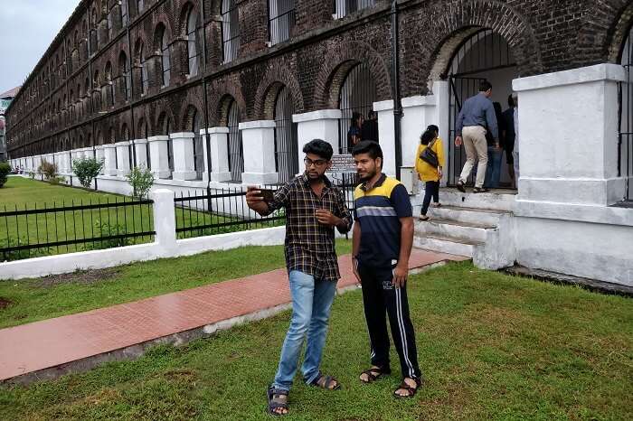 visited to the cellular jail