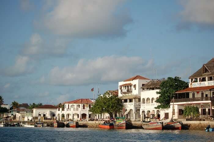 Lamu Island in Kenya, Africa