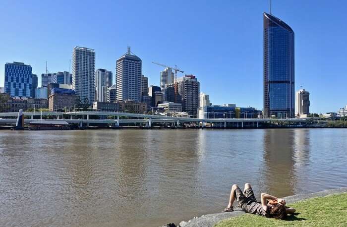 Queensland stop on the Brisbane River