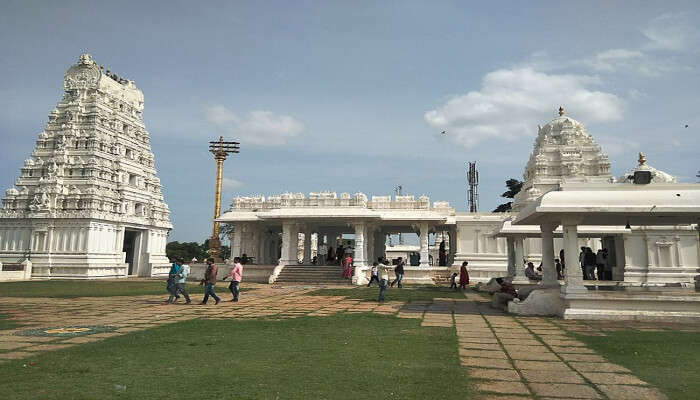 A Stunning temple in Hyderabad