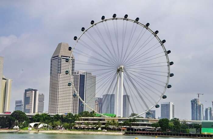 Giant roller wheel view