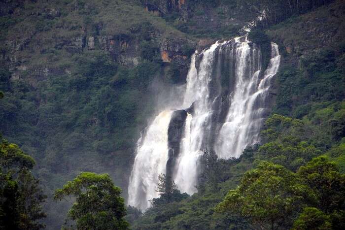 famous waterfalls in Sri Lanka