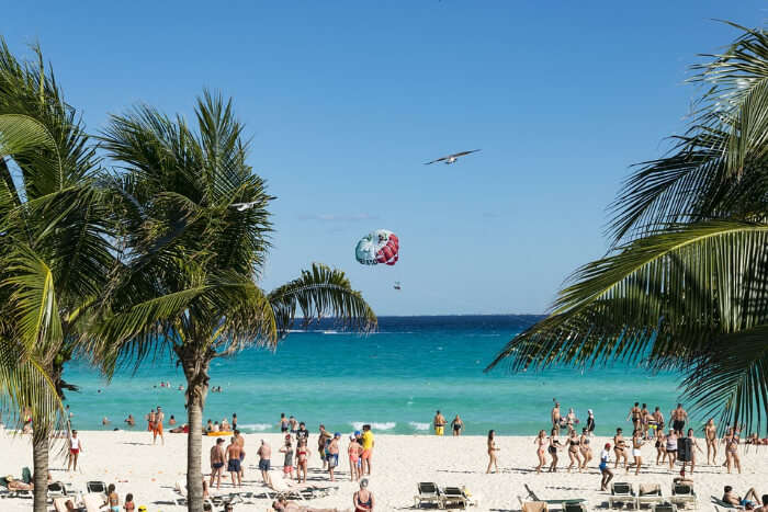 A beach in Mexico