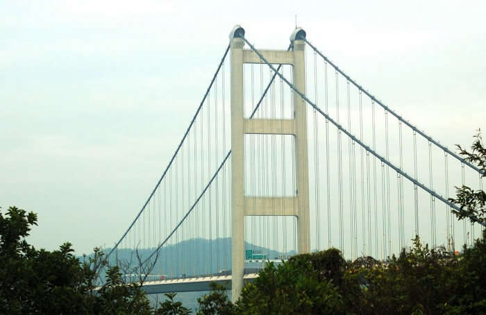 Tsing Ma Bridge Construction