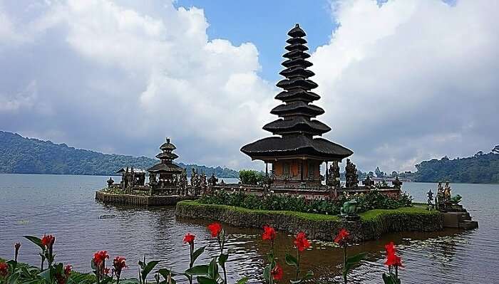 Famous temple in Bali