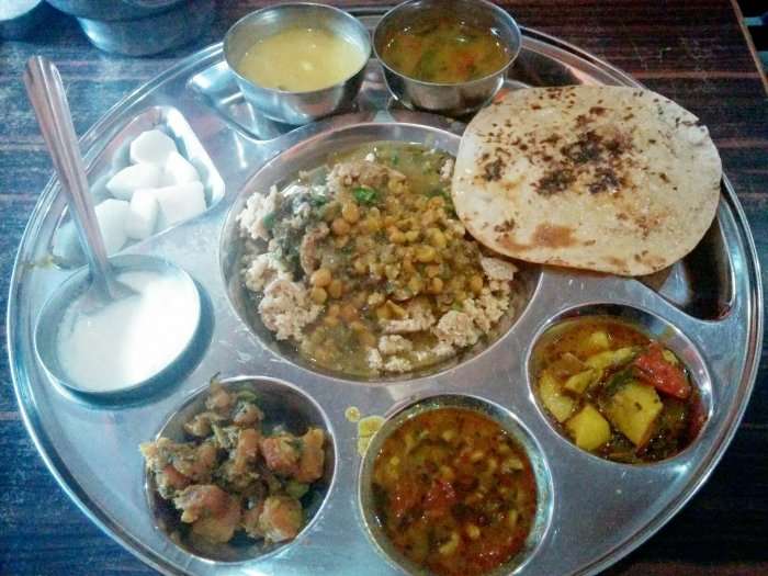 Local Rajasthani food