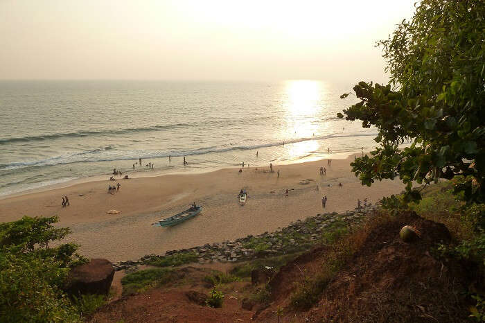 sunset on beach