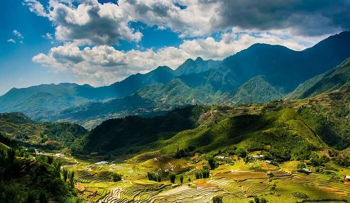 Sapa town in Vietnam