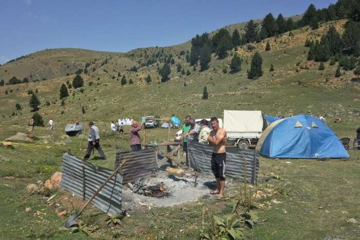 Camping At Albania