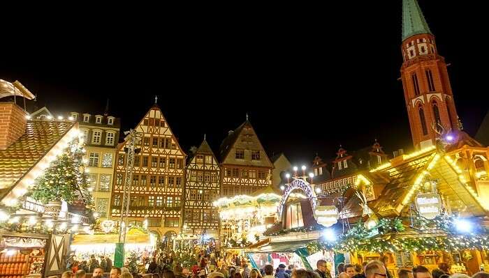 Christmas market in France
