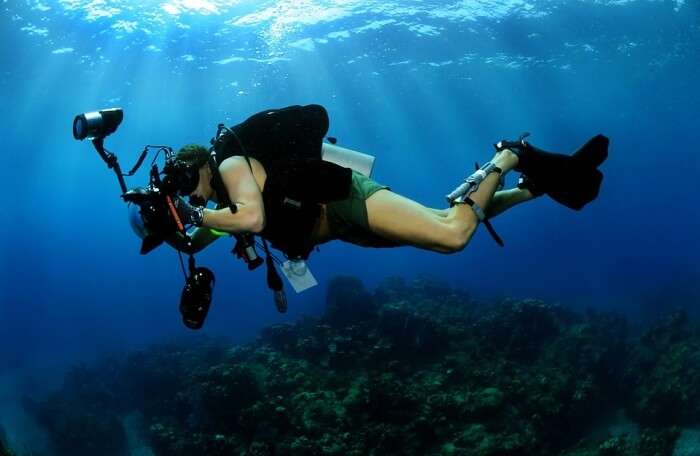 Underwater Photographer Military Scuba Diving