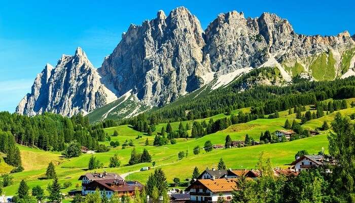 The Dolomites In Italy