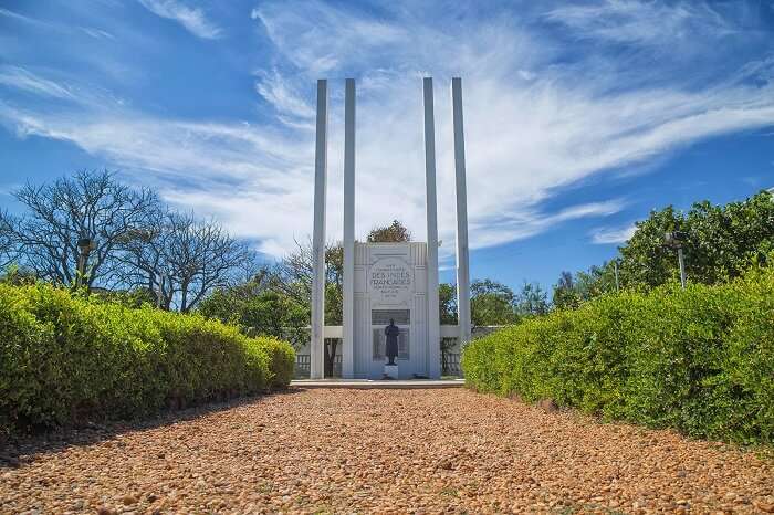 French War Memorial in Pondicherry