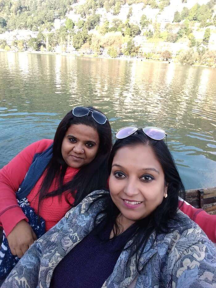 the boat ride of the famous Naini lake