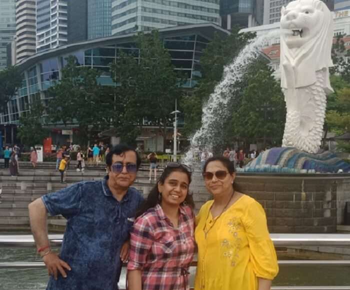 we at the Merlion Park