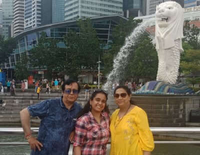 cover - Akansha family trip to Singapore