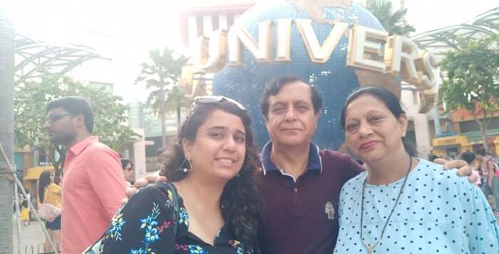 together at the Universal Studio