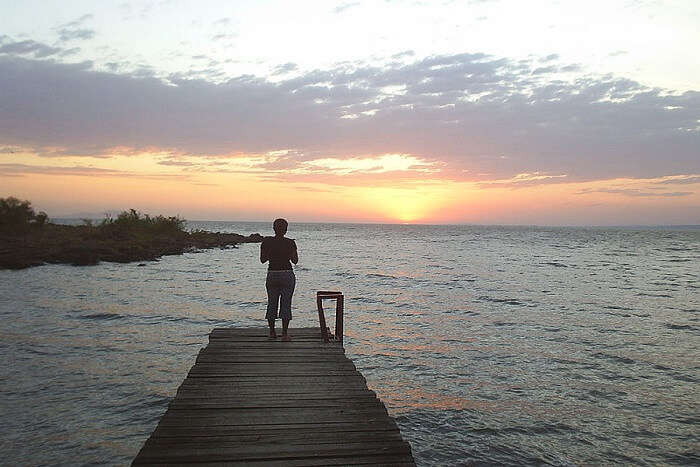 person standing on Kiboko point