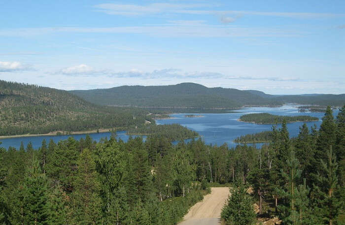 Inari Lake in Finland