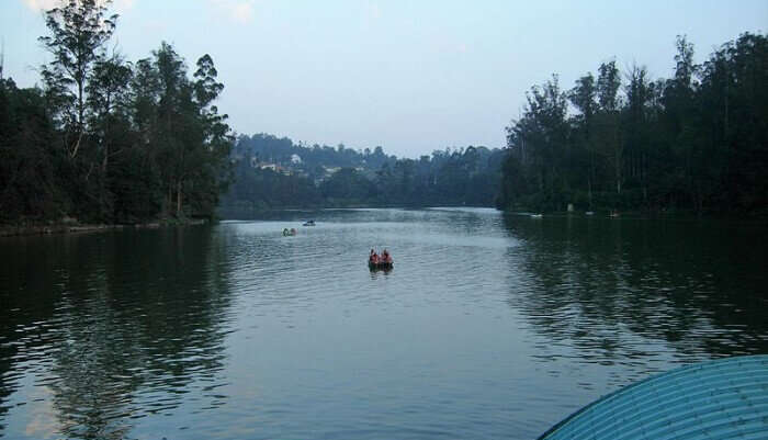 View of Ooty Lake, one of the most beautiful places to visit in Ooty