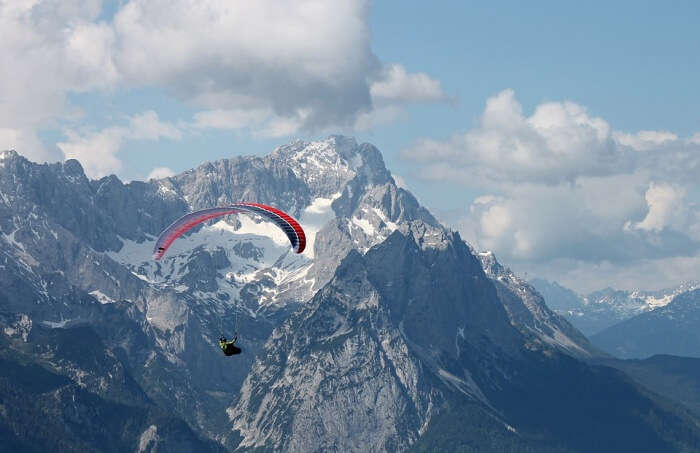 Paragliding Fly Paraglider Alpine Zugspitze