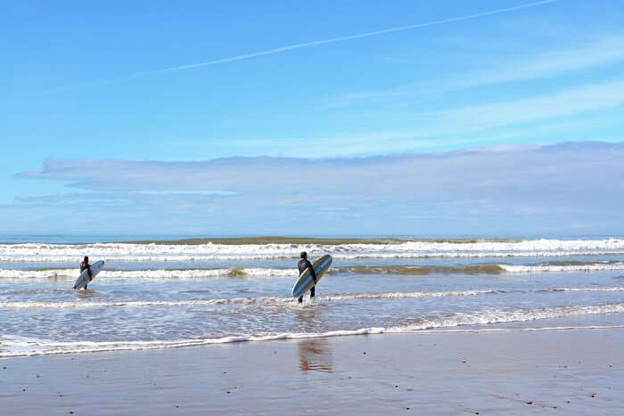 popular beach in Morocco