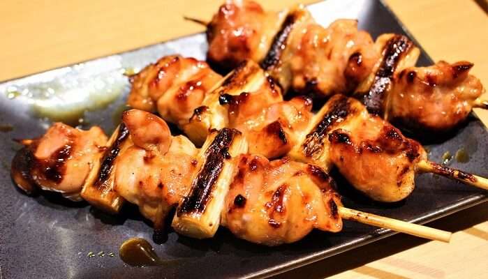 chicken skewers