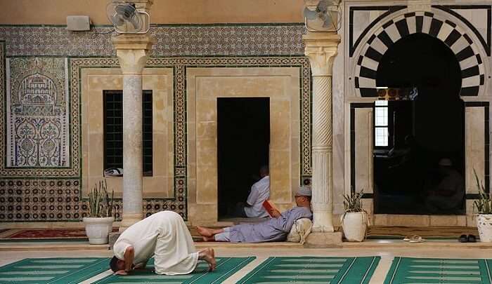 prayer at mosque