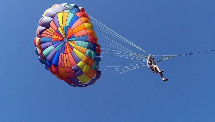 parasailing