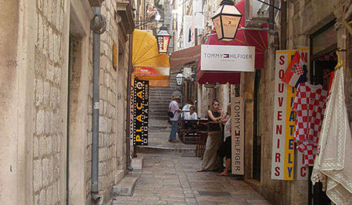 shopping in Dubrovnik