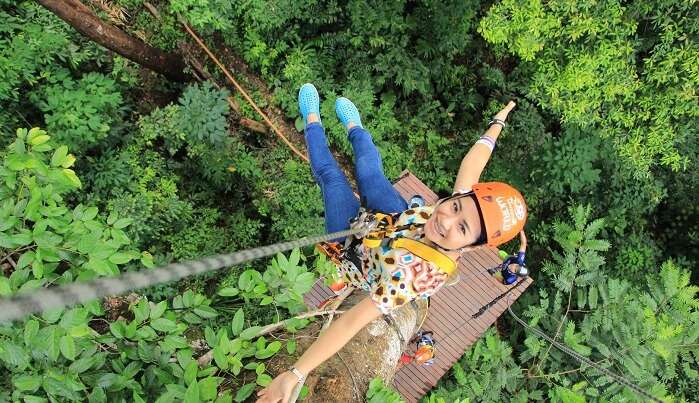 ziplining thailand