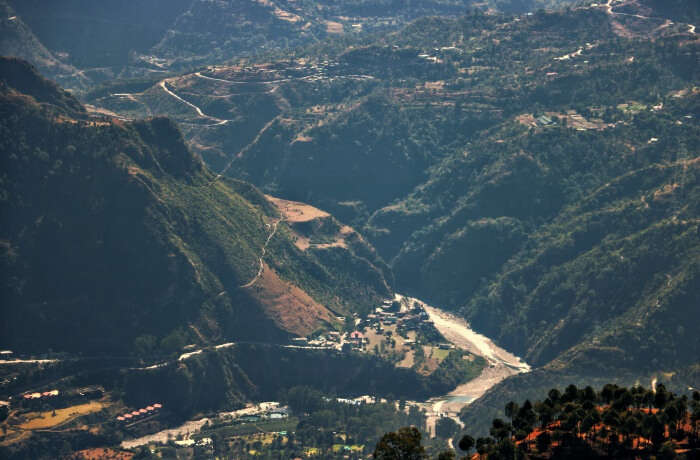 amazing view of the valley