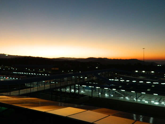 Morning view from Katra Railway Station