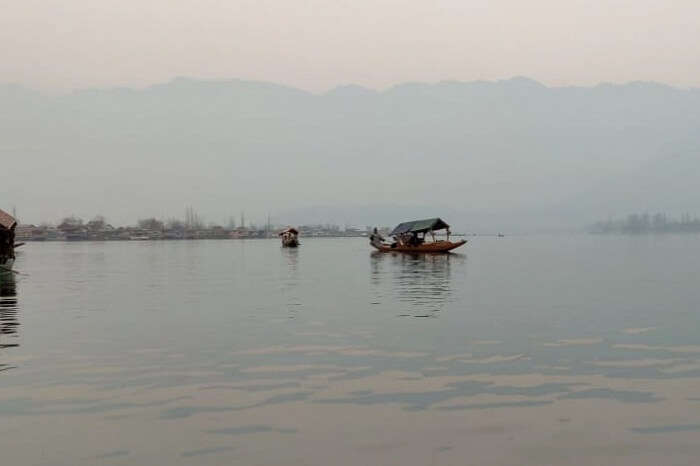 the famous Shikara Ride in Dal Lake