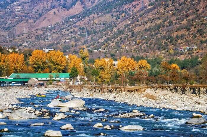 beautiful view of the river and valley