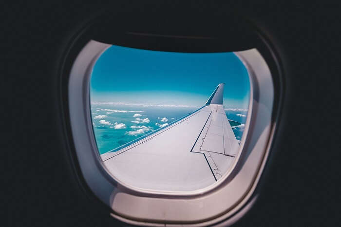 view airplane window