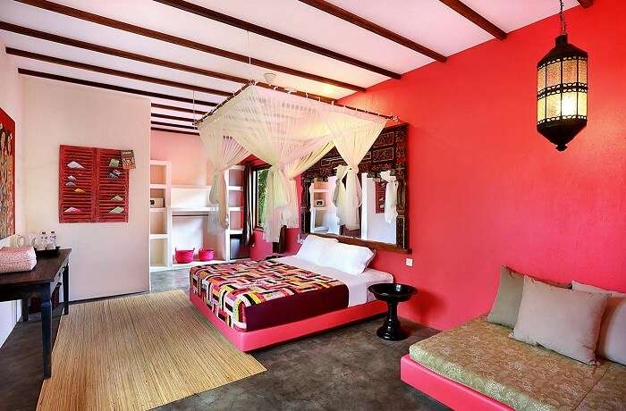 pink room in pinkcoc bali