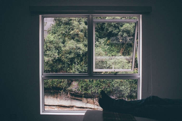 Window in a room