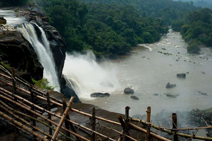 Magnificent and largest Athirapally falls
