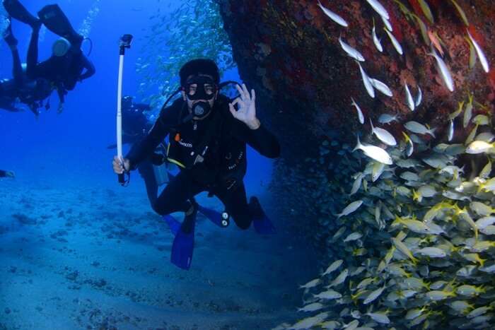 Best time for scuba diving in Kerala