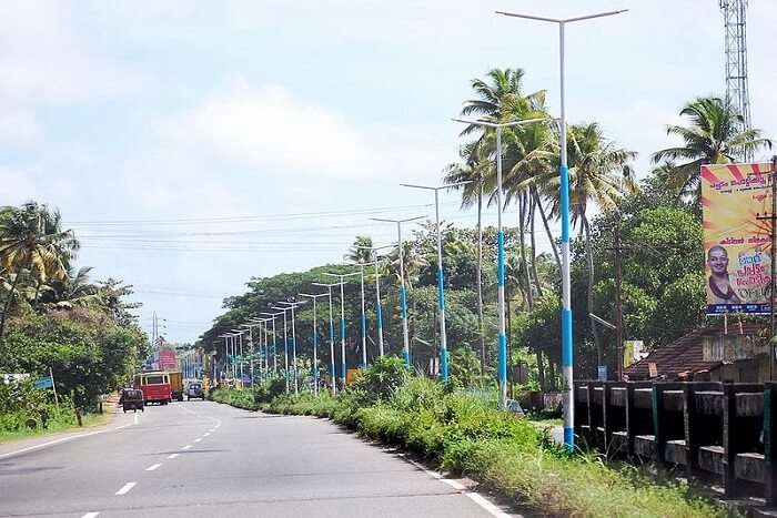 road in Kerala