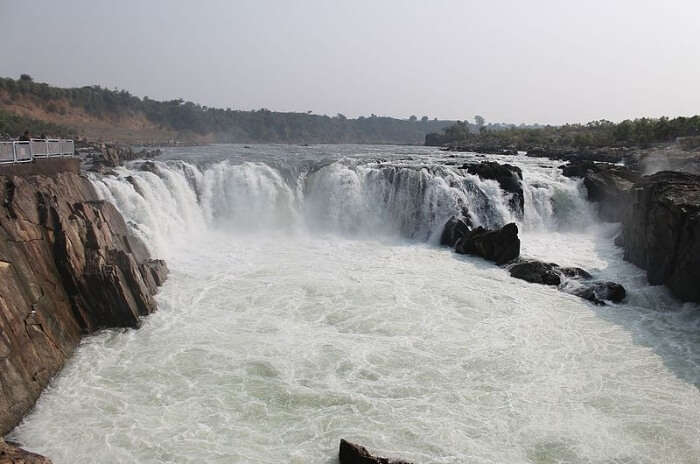 Blissful the sight of these falls in Jabalpur