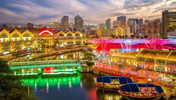 Evening At Clarke Quay