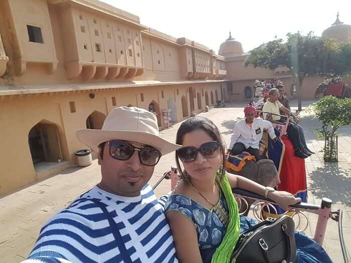 elephant ride in jaipur