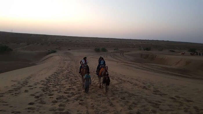 desert safari view