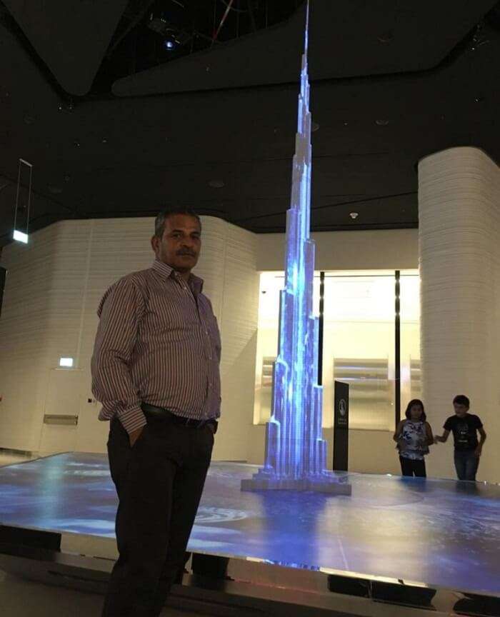 witnessed the tiny demo of Burj Khalifa