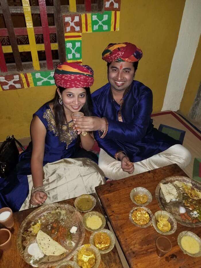 a traditional rajasthani breakfast