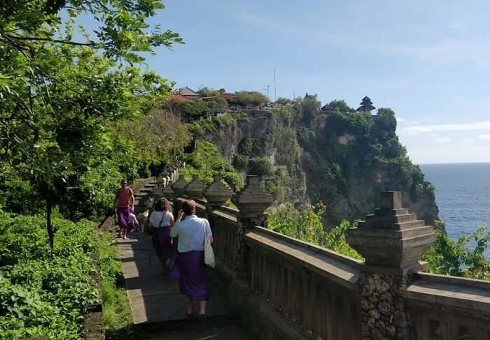 at Tanah Lot Temple